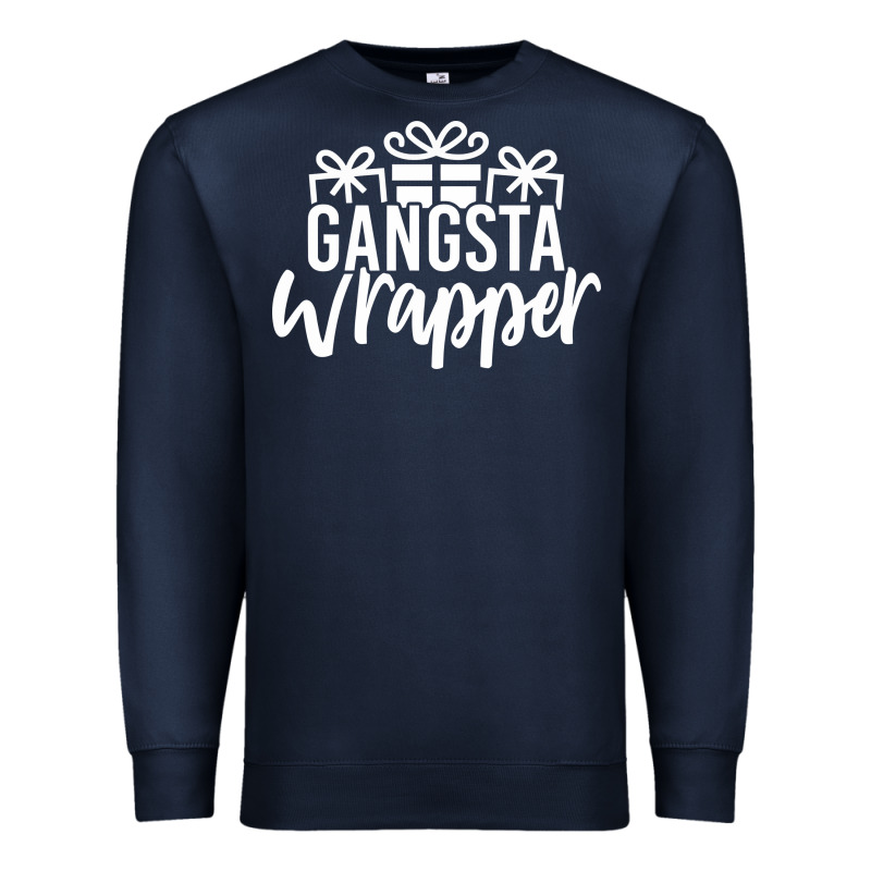 Gangsta Wrapper Premium Sweatshirt by linhVisuals | Teevron