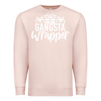 Pale Pink gangsta wrapper Premium Sweatshirt - linhVisuals