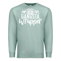 Seafoam gangsta wrapper Premium Sweatshirt - linhVisuals