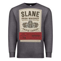 Charcoal Heather slane irish whiskey Premium Sweatshirt - linhVisuals
