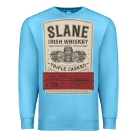 Ocean Blue slane irish whiskey Premium Sweatshirt - linhVisuals