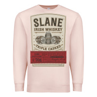 Pale Pink slane irish whiskey Premium Sweatshirt - linhVisuals