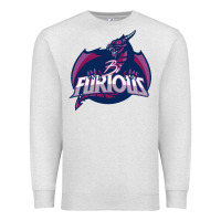Oatmeal Heather bi furious   bisexual Premium Sweatshirt - linhVisuals
