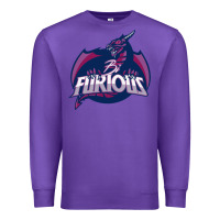 Purple bi furious   bisexual Premium Sweatshirt - linhVisuals