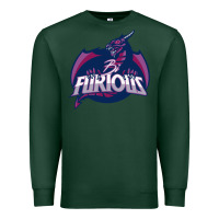 Sports Green bi furious   bisexual Premium Sweatshirt - linhVisuals
