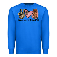 True Royal peace love labrador Premium Sweatshirt - JahusDesignShop