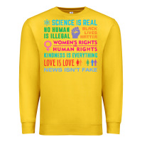 Lemon science is real , black lives matter , love is love , equality , kindn Premium Sweatshirt - linhVisuals