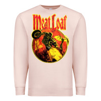 Pale Pink vintage meatloaf bat out of hell Premium Sweatshirt - linhVisuals