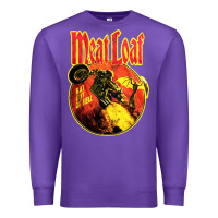 Purple vintage meatloaf bat out of hell Premium Sweatshirt - linhVisuals