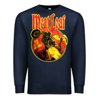 Navy vintage meatloaf bat out of hell Premium Sweatshirt - linhVisuals