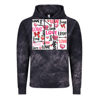 Cloud Black love Vintage Hoodie - LillyAllenDesigns