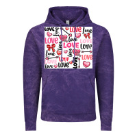 Cloud Purple love Vintage Hoodie - LillyAllenDesigns