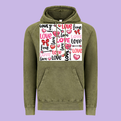 Love Vintage Hoodie Designed By Lillyallendesigns