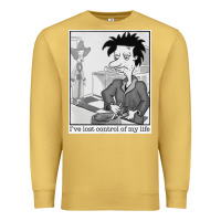 Antique Gold i've lost control of my life   rugrats Premium Sweatshirt - linhVisuals