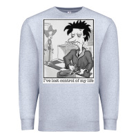 Heather Grey i've lost control of my life   rugrats Premium Sweatshirt - linhVisuals