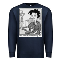 Navy i've lost control of my life   rugrats Premium Sweatshirt - linhVisuals