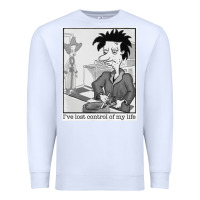 White i've lost control of my life   rugrats Premium Sweatshirt - linhVisuals