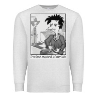 Oatmeal Heather i've lost control of my life   rugrats Premium Sweatshirt - linhVisuals