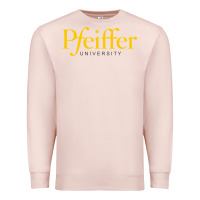 Pale Pink pfeiffer university Premium Sweatshirt - linhVisuals