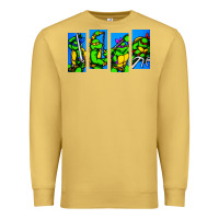 Antique Gold arcade turtles Premium Sweatshirt - linhVisuals