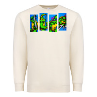 Sandshell arcade turtles Premium Sweatshirt - linhVisuals