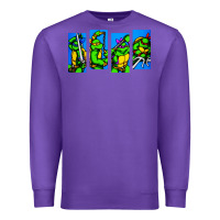 Purple arcade turtles Premium Sweatshirt - linhVisuals