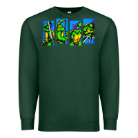 Sports Green arcade turtles Premium Sweatshirt - linhVisuals