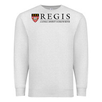 Oatmeal Heather regis college Premium Sweatshirt - linhVisuals