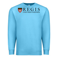 Ocean Blue regis college Premium Sweatshirt - linhVisuals