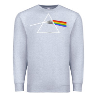 Heather Grey the dark side Premium Sweatshirt - linhVisuals