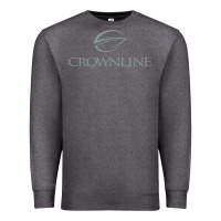 Charcoal Heather Crownline Boats Premium Sweatshirt - linhVisuals
