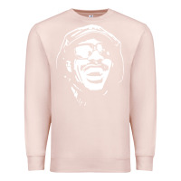 Pale Pink stevie wonder Premium Sweatshirt - linhVisuals