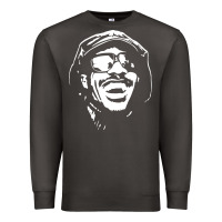 Smoke stevie wonder Premium Sweatshirt - linhVisuals