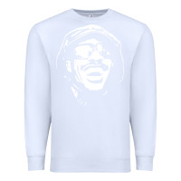 White stevie wonder Premium Sweatshirt - linhVisuals