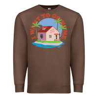 Chestnut i want to go home Premium Sweatshirt - linhVisuals