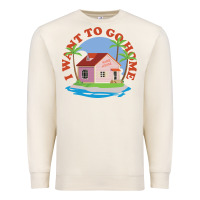 Sandshell i want to go home Premium Sweatshirt - linhVisuals