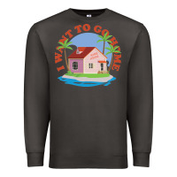 Smoke i want to go home Premium Sweatshirt - linhVisuals