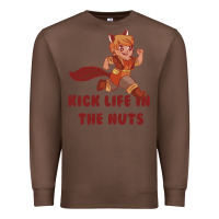 Chestnut kick life in the nuts   squirrel girl Premium Sweatshirt - linhVisuals