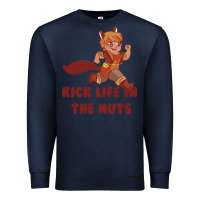 Navy kick life in the nuts   squirrel girl Premium Sweatshirt - linhVisuals