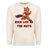 Sandshell kick life in the nuts   squirrel girl Premium Sweatshirt - linhVisuals