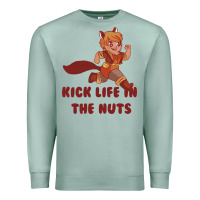 Seafoam kick life in the nuts   squirrel girl Premium Sweatshirt - linhVisuals
