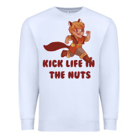White kick life in the nuts   squirrel girl Premium Sweatshirt - linhVisuals