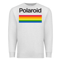 Oatmeal Heather polaroid color spectrum horizontal Premium Sweatshirt - linhVisuals