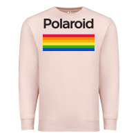 Pale Pink polaroid color spectrum horizontal Premium Sweatshirt - linhVisuals