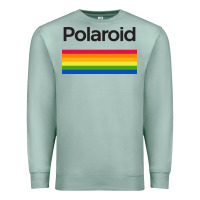 Seafoam polaroid color spectrum horizontal Premium Sweatshirt - linhVisuals