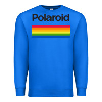True Royal polaroid color spectrum horizontal Premium Sweatshirt - linhVisuals