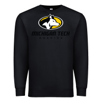 Black michigan tech huskies Premium Sweatshirt - linhVisuals