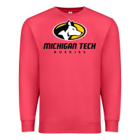 Cardinal michigan tech huskies Premium Sweatshirt - linhVisuals