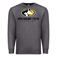 Charcoal Heather michigan tech huskies Premium Sweatshirt - linhVisuals