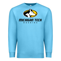Ocean Blue michigan tech huskies Premium Sweatshirt - linhVisuals